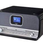 Soundmaster DAB+radio met CD-speler, RETRO, NMCDAB990BLACK, stereo, kleurendisplay, bluetooth, USB, wekkerfunctie en afstandsbediening